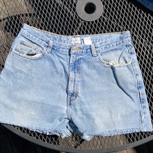Calvin Klein Distressed Cut Off Jean Shorts sz 34(men)